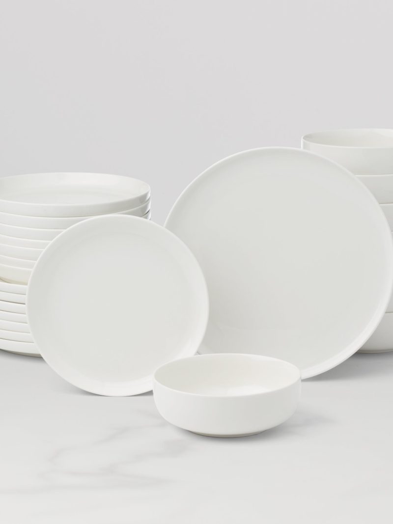 24 Seven White 24-Piece Dinnerware Set